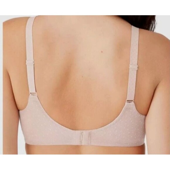 Wacoal Back Appeal Bra 40C Beige Shimmer Wire-Free Contour Cup Full Coverage EUC - Picture 4 of 11